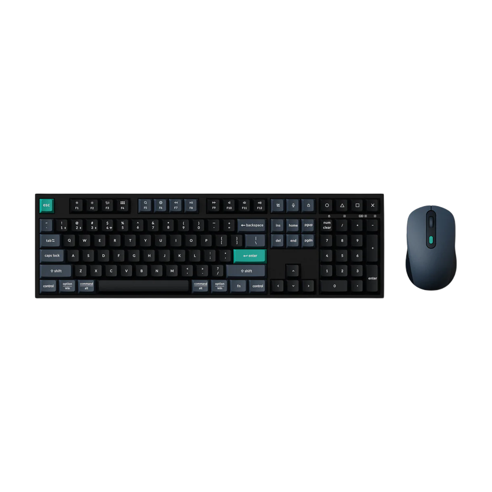 KEYCHRON B36 Keyboard And BM25 Mouse Wireless Combo (AR) - Black