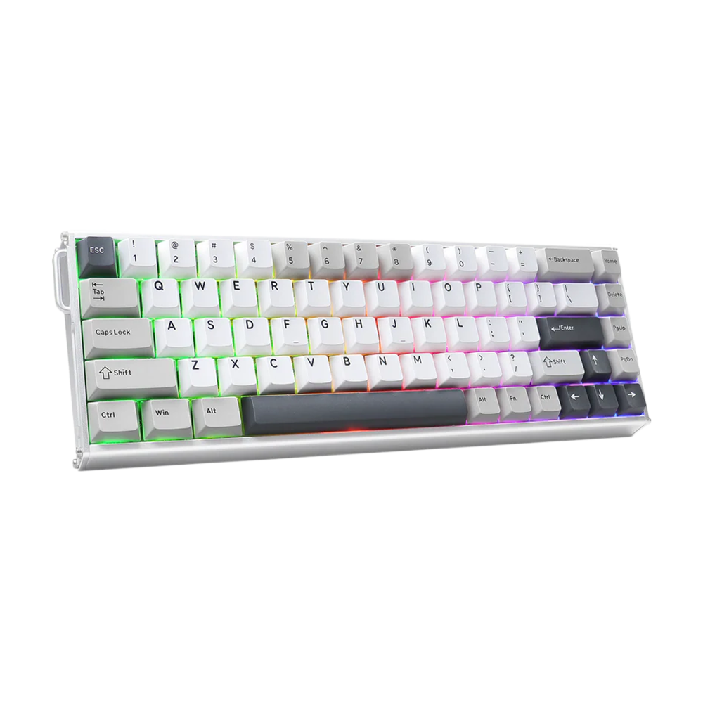 ATTACK SHARK X68MAX Magnetic Switch Mechanical Wired Keyboard - Starlight White