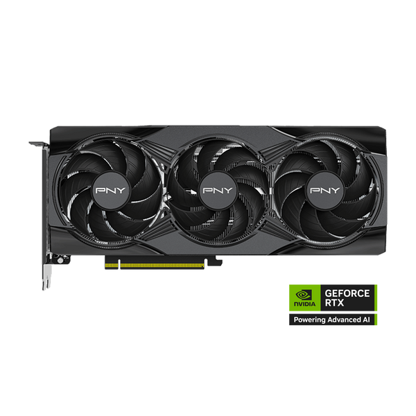 PNY NVIDIA GEFORCE RTX 5060 8GB ARGB Overclocked Triple Fan Graphics Card - Black
