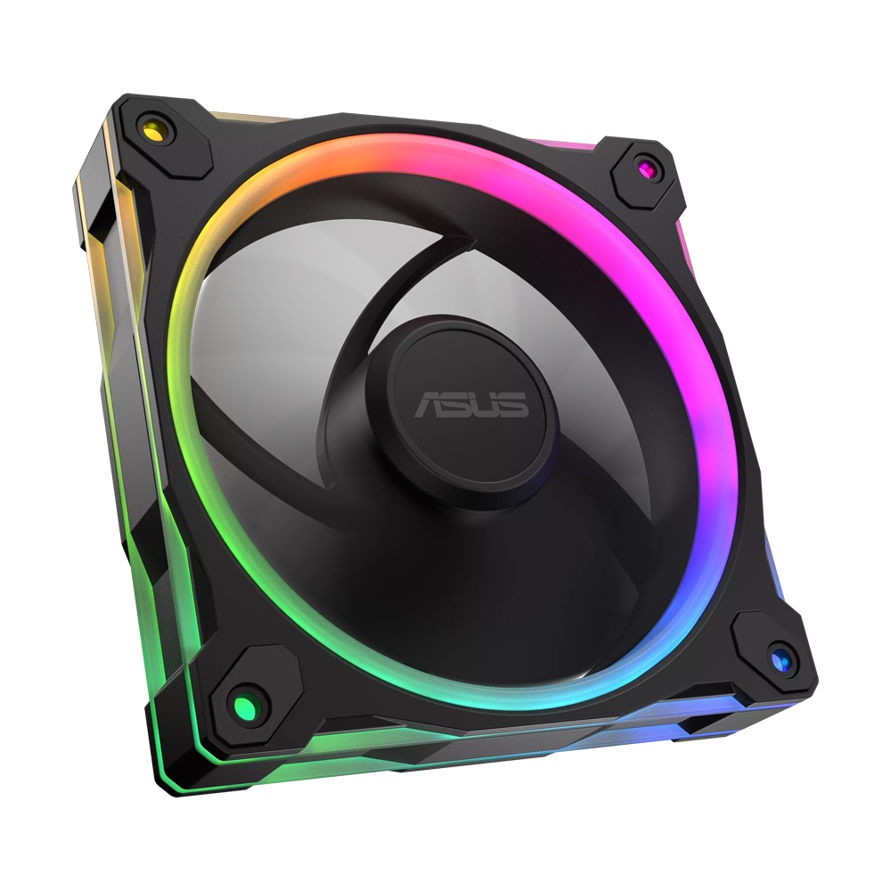 ASUS PRIME MR120 ARGB Reverse Single Fan - Black