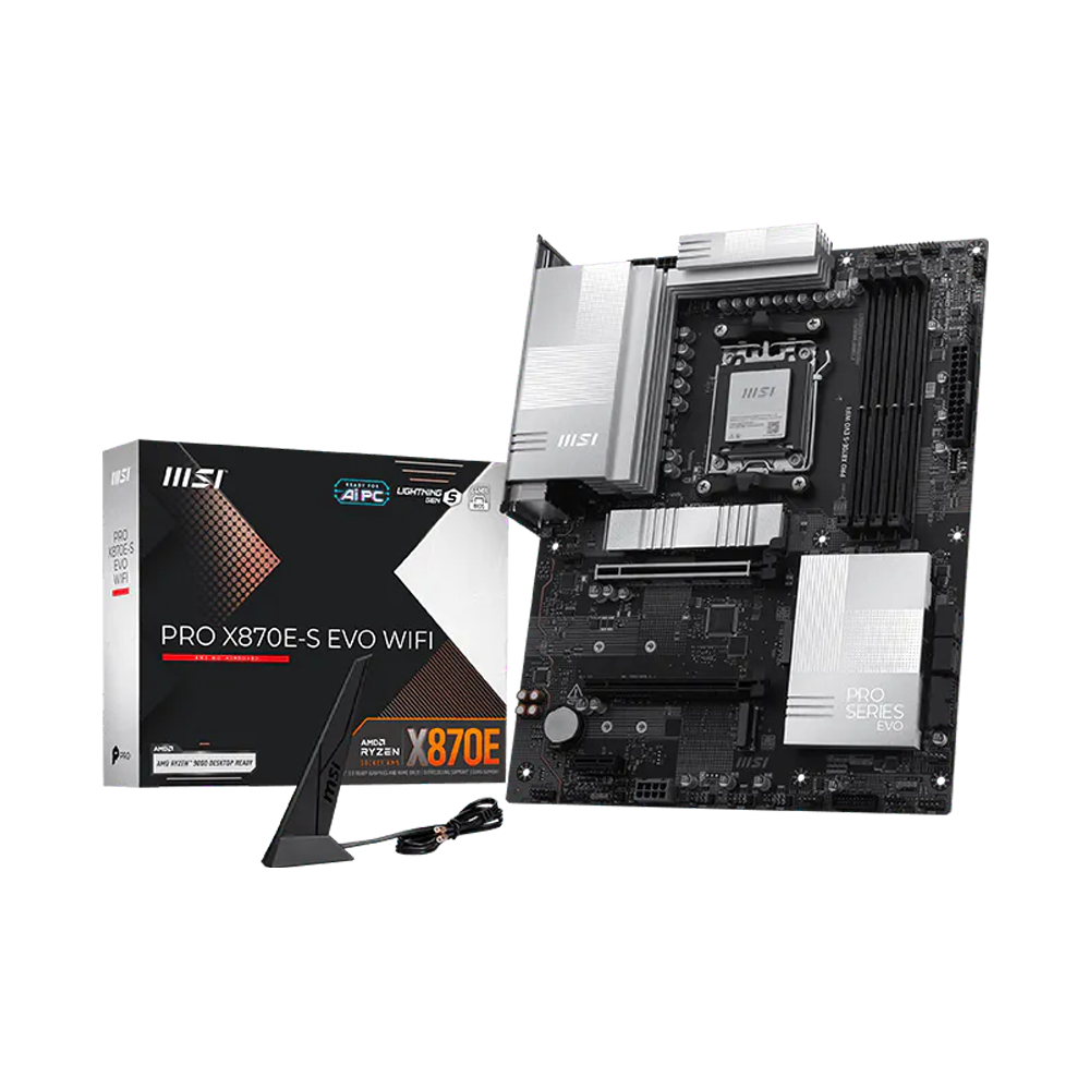 MSI PRO X870E-S EVO WIFi DDR5 Motherboard - Black