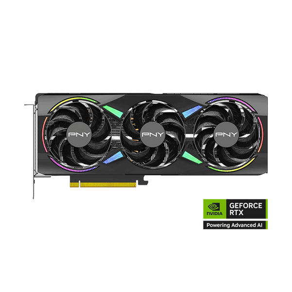 PNY ARGB EPIC-X RGB Triple Fan Nvidia GeForce RTX 5070 Ti 16GB Graphic Card - Black