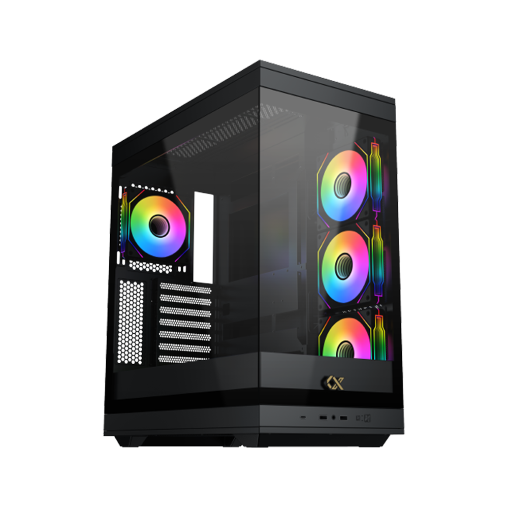 XIGMATEK META ARGB ATX Case - Black
