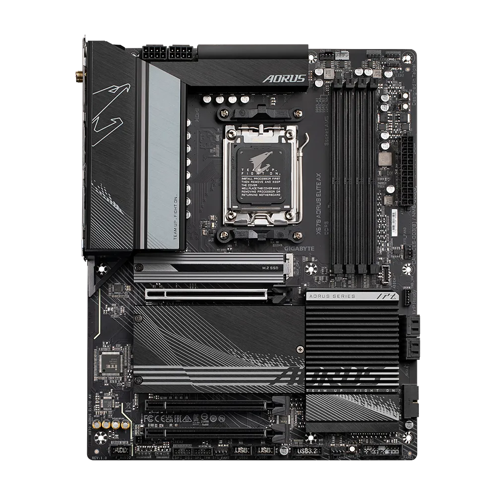 GIGABYTE AORUS X670 AORUS ELITE AX DDR5 Motherboard - Black
