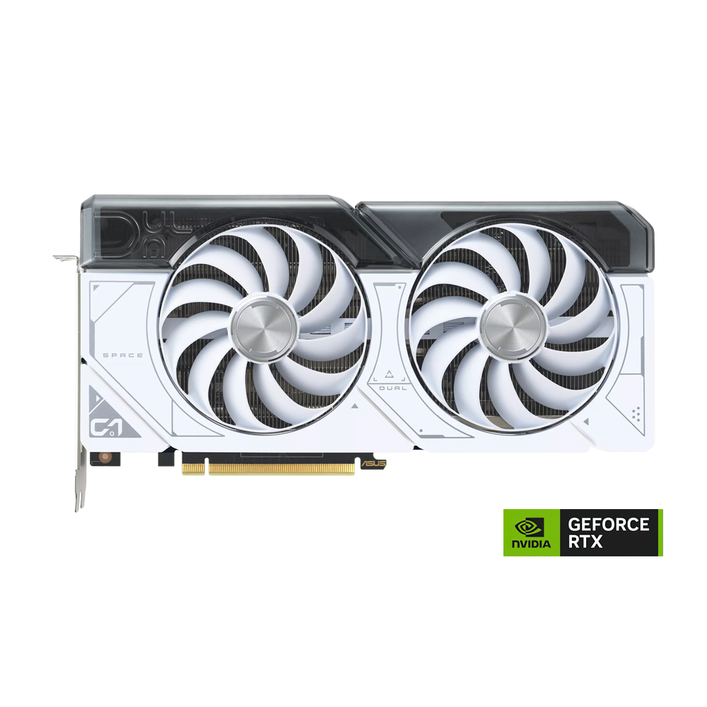 ASUS DUAL Nvidia GeForceRTX 4070 Super OC 12GB Graphics Card - White