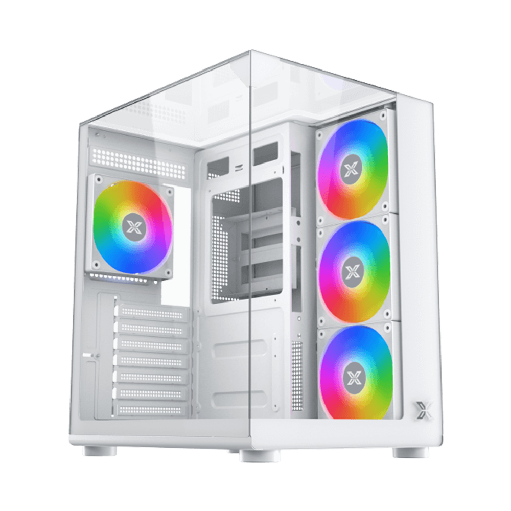 XIGMTEK Aqua Compact Arctic ATX Case - White