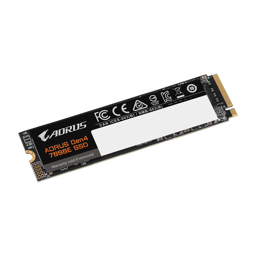 GIGABYTE AORUS Gen4 7000E 4.0x4, NVMe 1.4, M.2 2280 - 7100 MB/s to 6100 MB/s-1TB