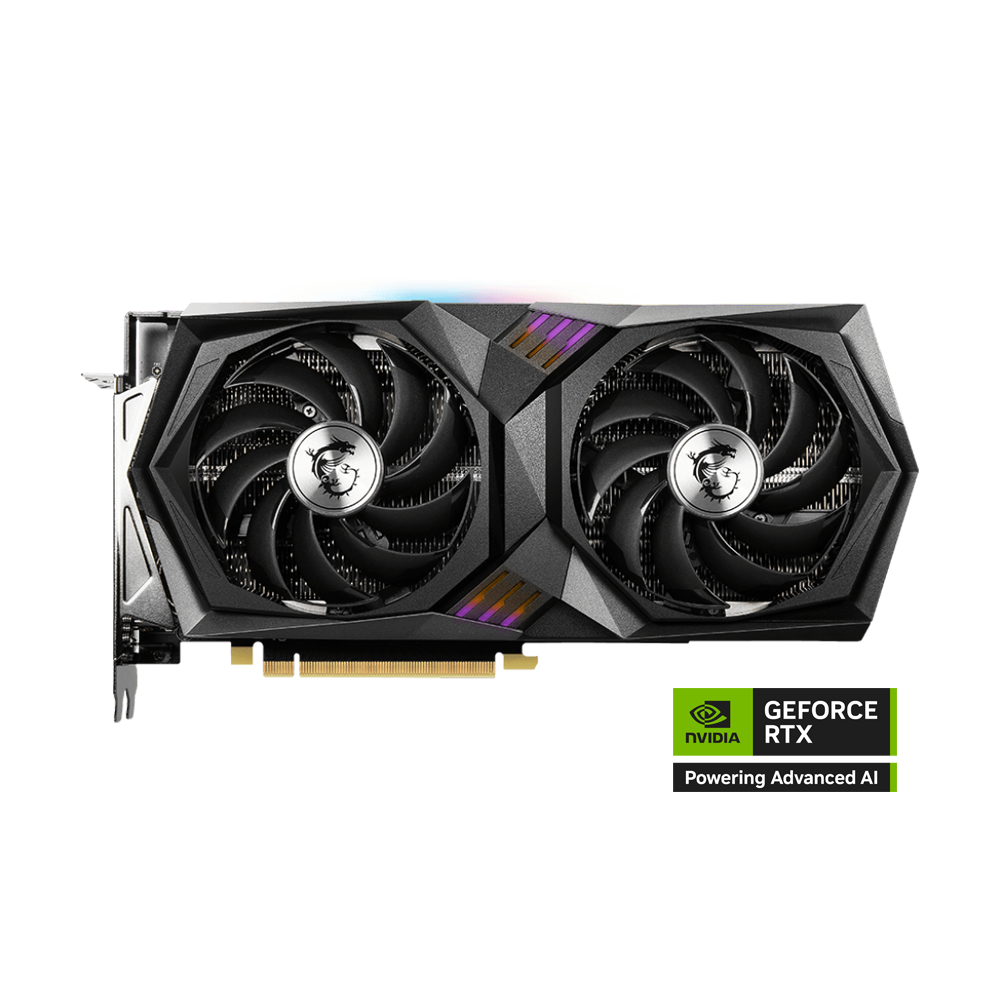 MSI GEFORCE RTX 3060 GAMING X 12GB Graphics Card - Black