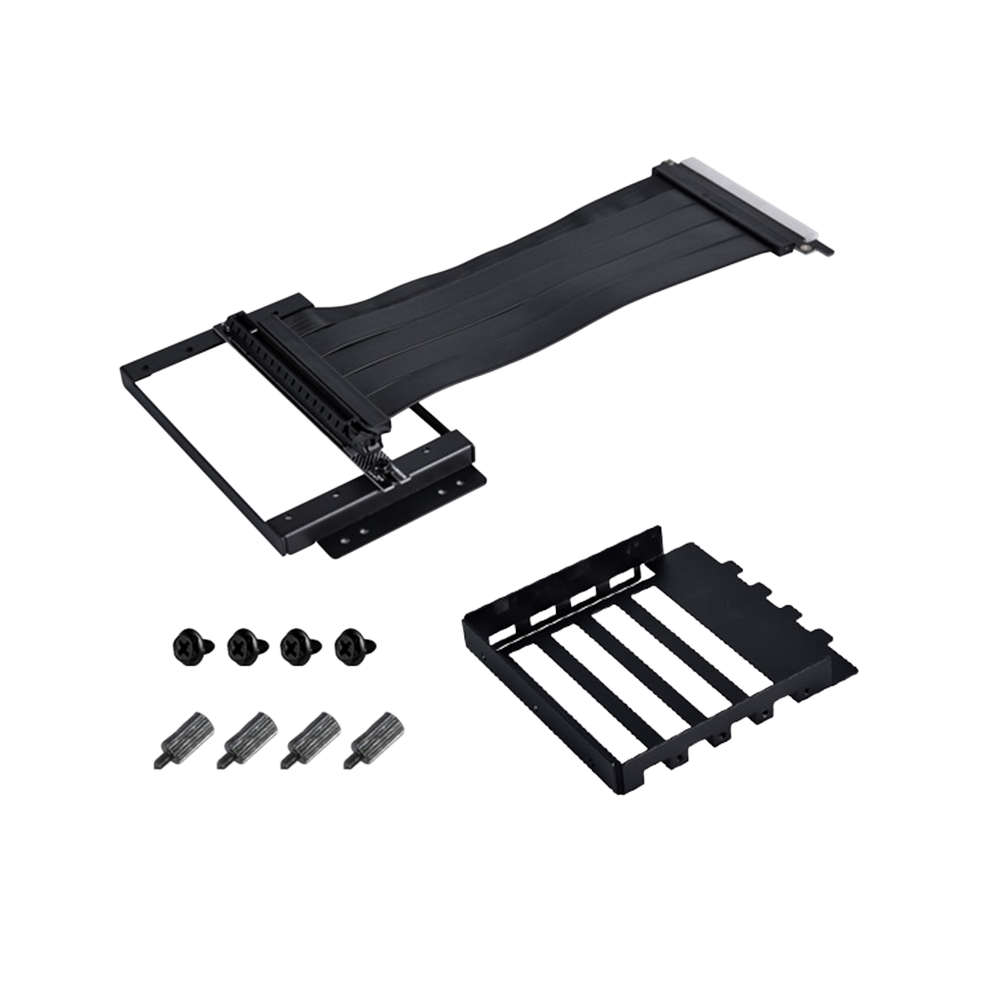 LIAN LI 011D-1 X-4 PCIe 4.0 Vertical GPU Bracket Kit - Black