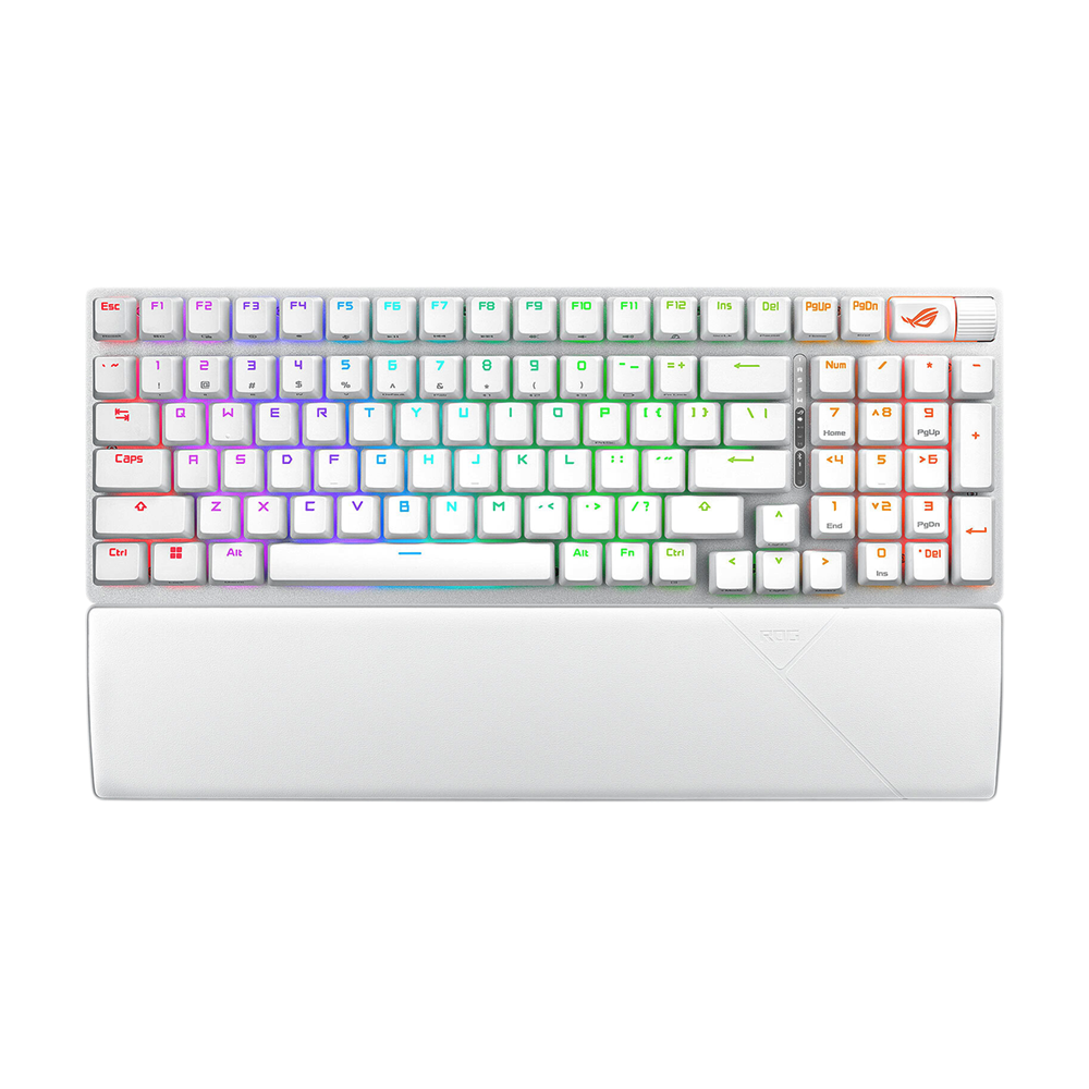 ASUS ROG STRIX SCOPE II RGB Wireless Mechanical Gaming Keyboard Arabic - White