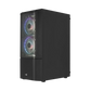 Aerocool Quantum Mesh V3 RGB Mid Tower Case - Black