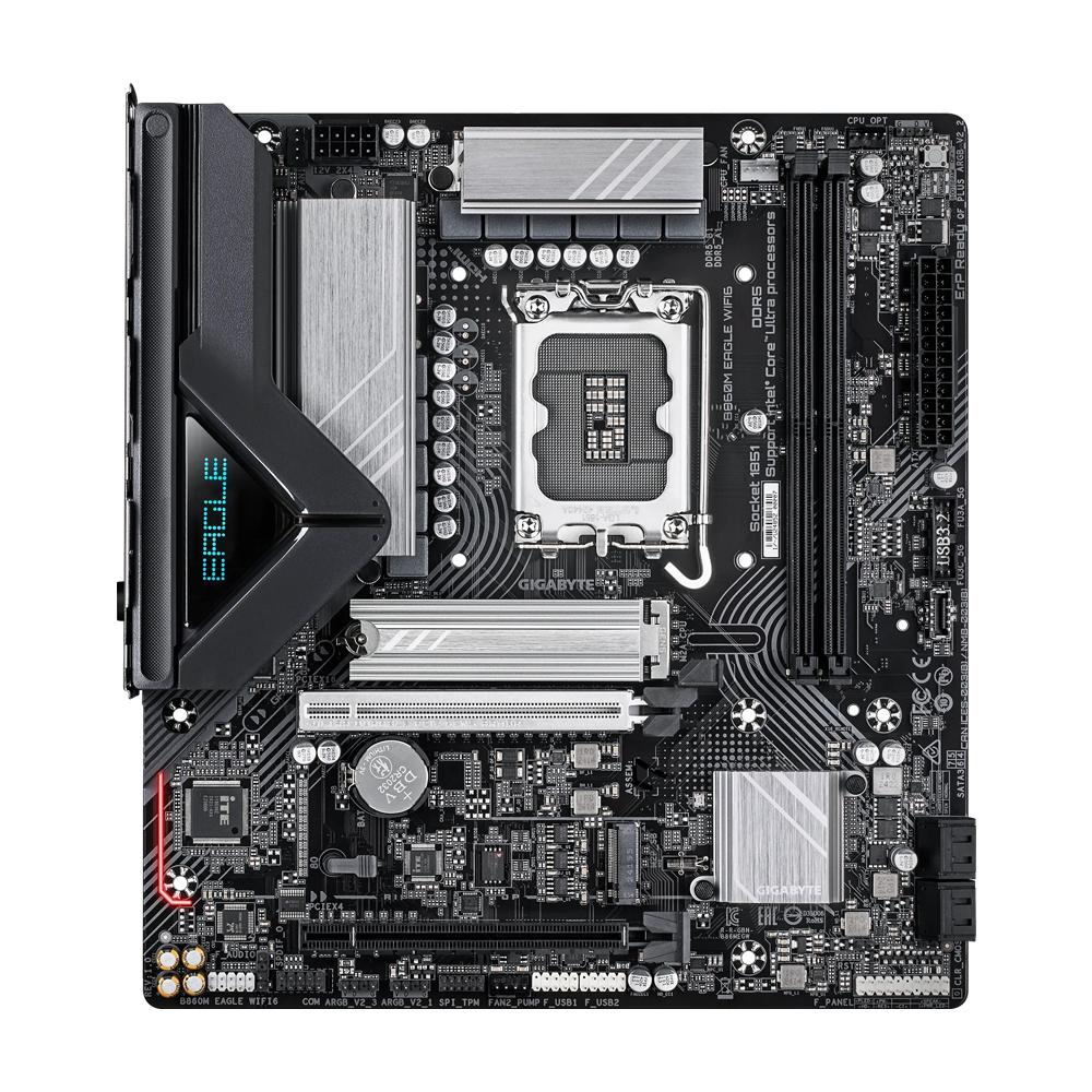 GIGABYTE B860M EAGLE WIFl6 V2 DDR5 Gaming Motherboard - Black