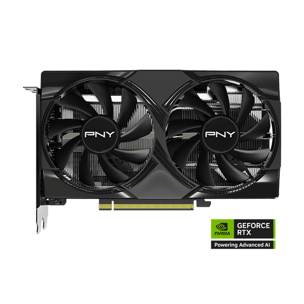 PNY Nvidia GEFORCE RTX 5060 8GB Overclocked Dual Fan Graphics Card - Black