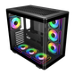 Cooler Master Elite 600 With Pre-installed 7 Fans ATX Case - Black