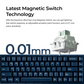 Keychron Q16 HE 8K 65% Wired Magnetic Switch Gaming Keyboard — Light Green