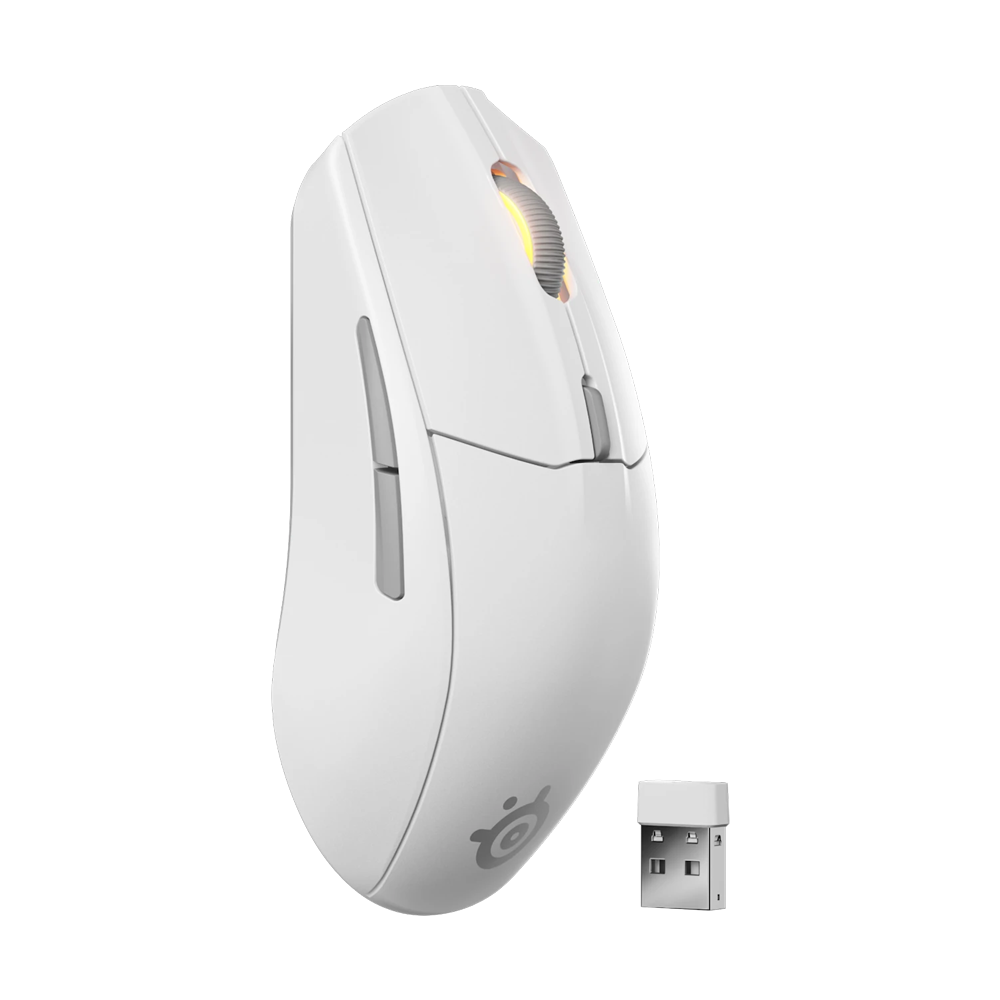 SteelSeires Rival 3 Wireless Gen 2 Truemove Bluetooth Mouse - White