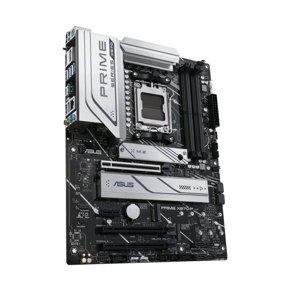 ASUS PRIME X670-P DDR5 AM5 ATX Motherboard - Black