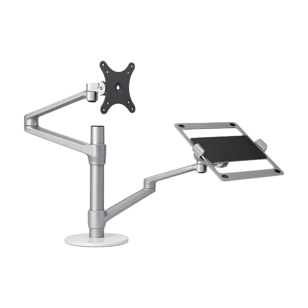 Gamvity Height Adjustable Universal Tablet and Laptop Mount Monitor Stand Arm OL-3T - Silver
