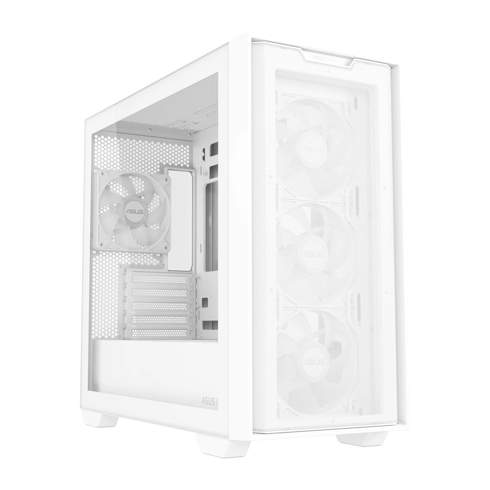 ASUS A21 Plus ARGB Micro ATX Case - White
