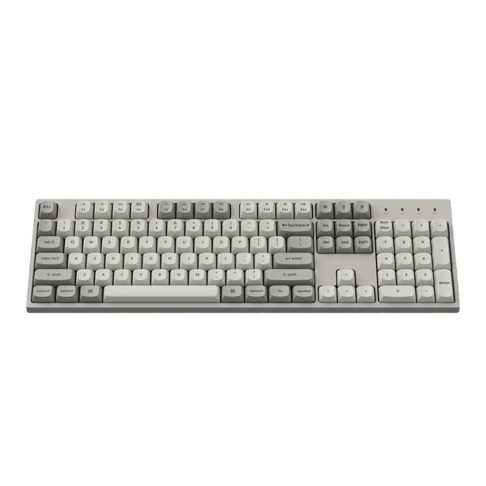 KEYCHRON C2 Pro 8K QMK full size (100%) Wired Mechanical Gaming Keyboard AR - Silver