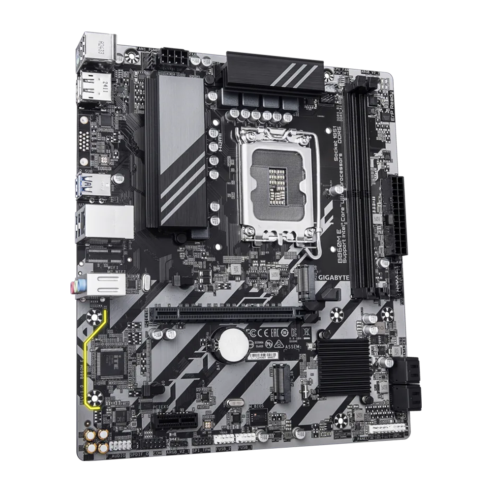 GIGABYTE B860M-E DDR5 Motherboard - Black