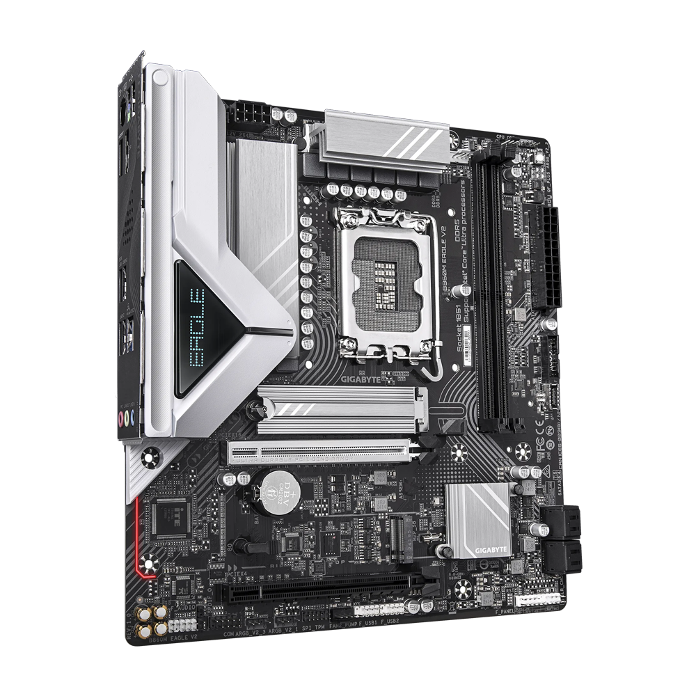 GIGABYTE B860M EAGLE V2 DDR5 Gaming Motherboard - Black