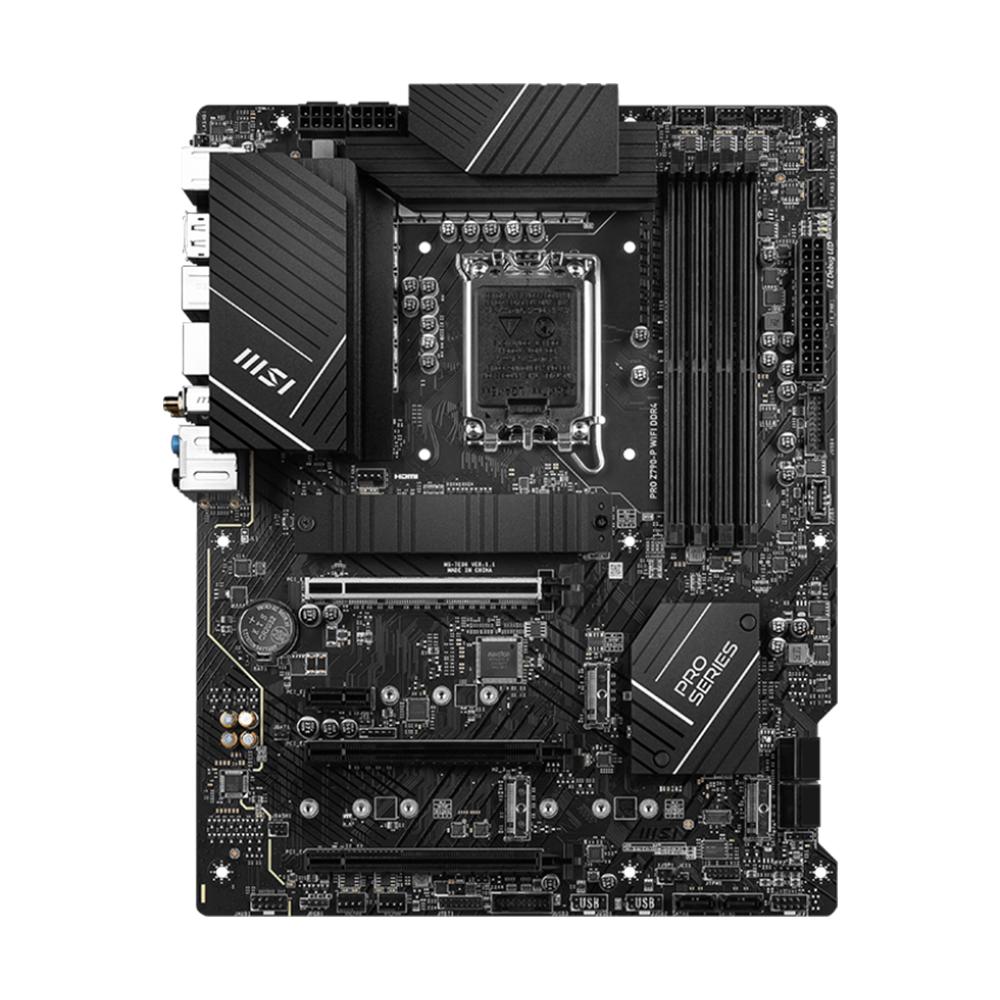 MSI PRO Z790-P WIFI DDR4 ATX Motherboard - Black