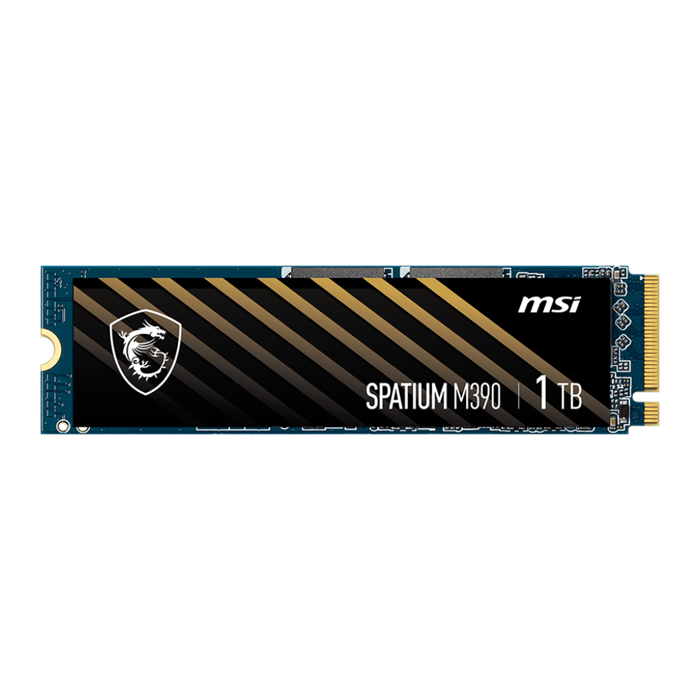 MSI SPATIUM M390 - M.2 2280 PCIe GEN3x4 NVMe 1.4 (Up to R:3300MB/s , W:3000MB/s) - 1TB
