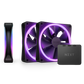 NZXT F120RGB Duo - 120mm Dual-sided RGB Fan - Triple Pack (Black)