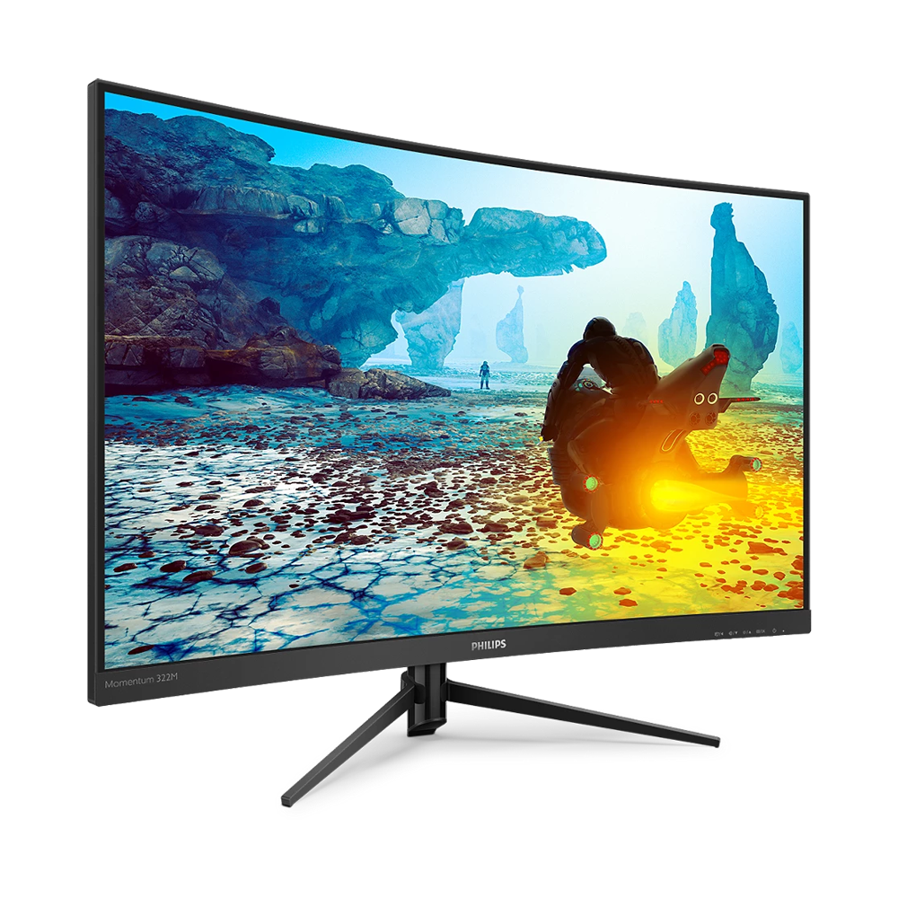 PHILIPS 32 Inch 322M8CZ Full HD 165Hz,VA,1ms  Curved Gaming Monitor - Black