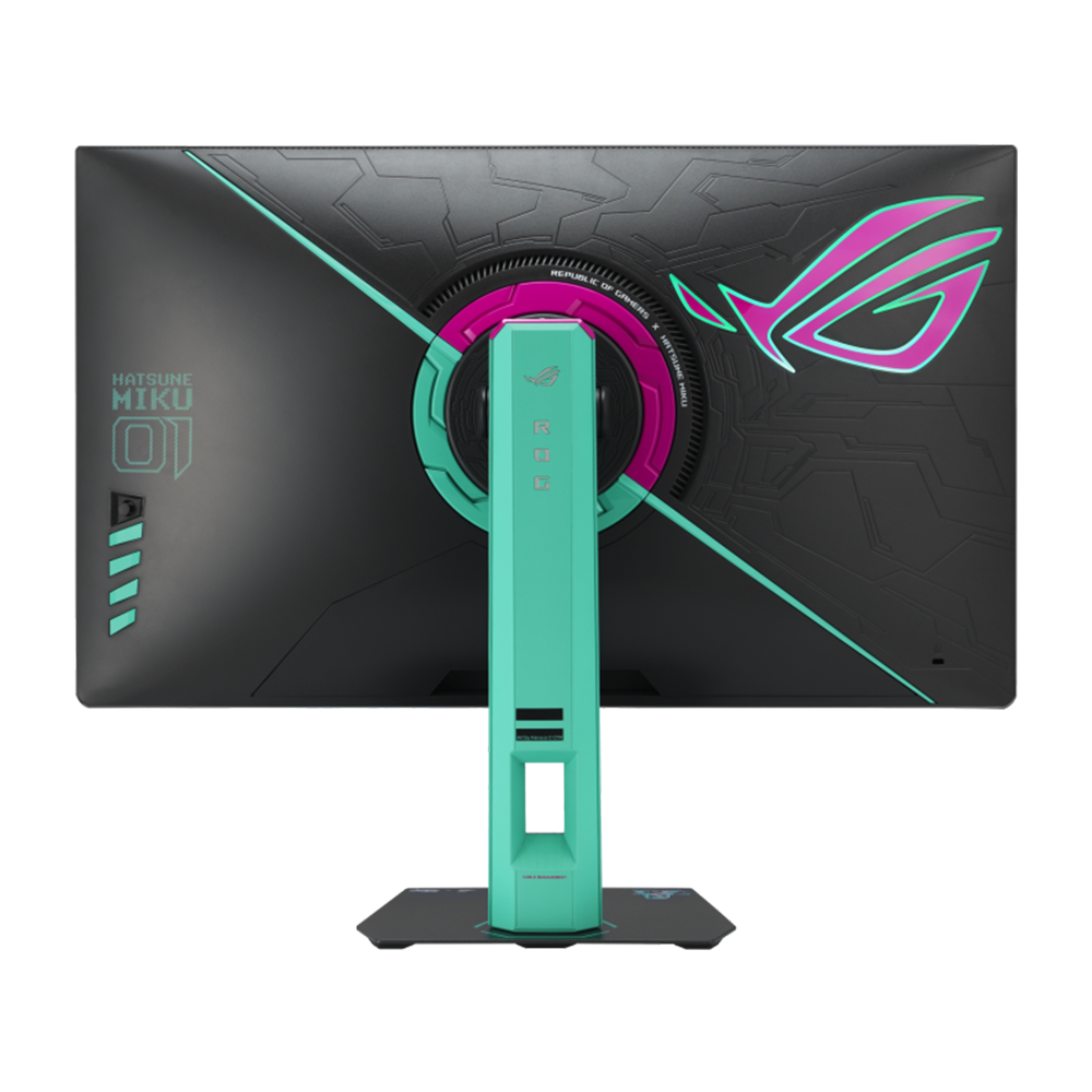 ASUS ROG STRIX XG27ACMEG-G 27 Inch 260Hz QHD HDMI 2.1 0.3ms Hatsune Miku Edition Fast IPS Gaming Monitor - Black