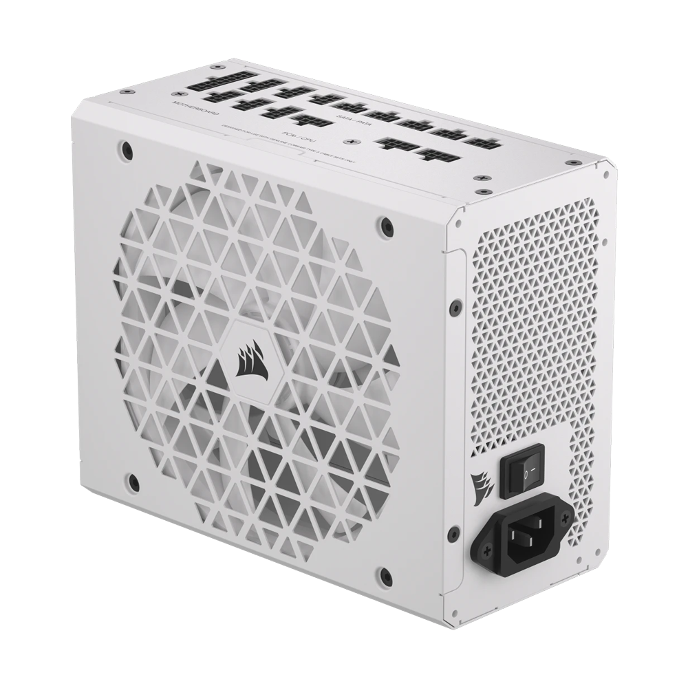 CORSAIR RM1000x 1000W 80 Plus Gold Shift Fully Modular Low Noise Side Connectors Power Supply - White