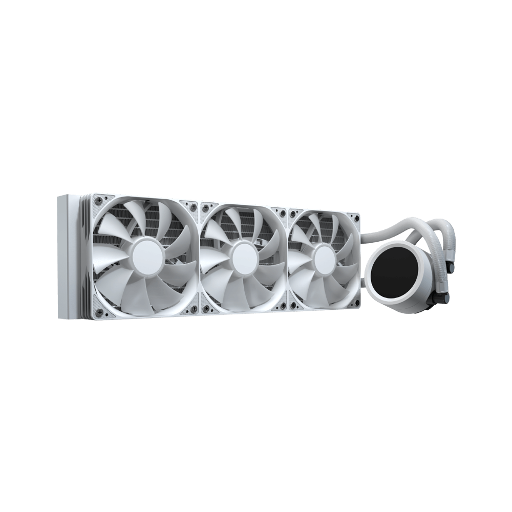 AEROCOOL Abyss L360R Digi Liquid Cooler - White