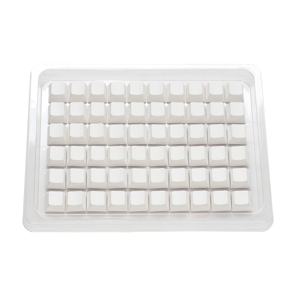 DUCKY PBT 132-Key Cherry Profile Keycap Set Blank White