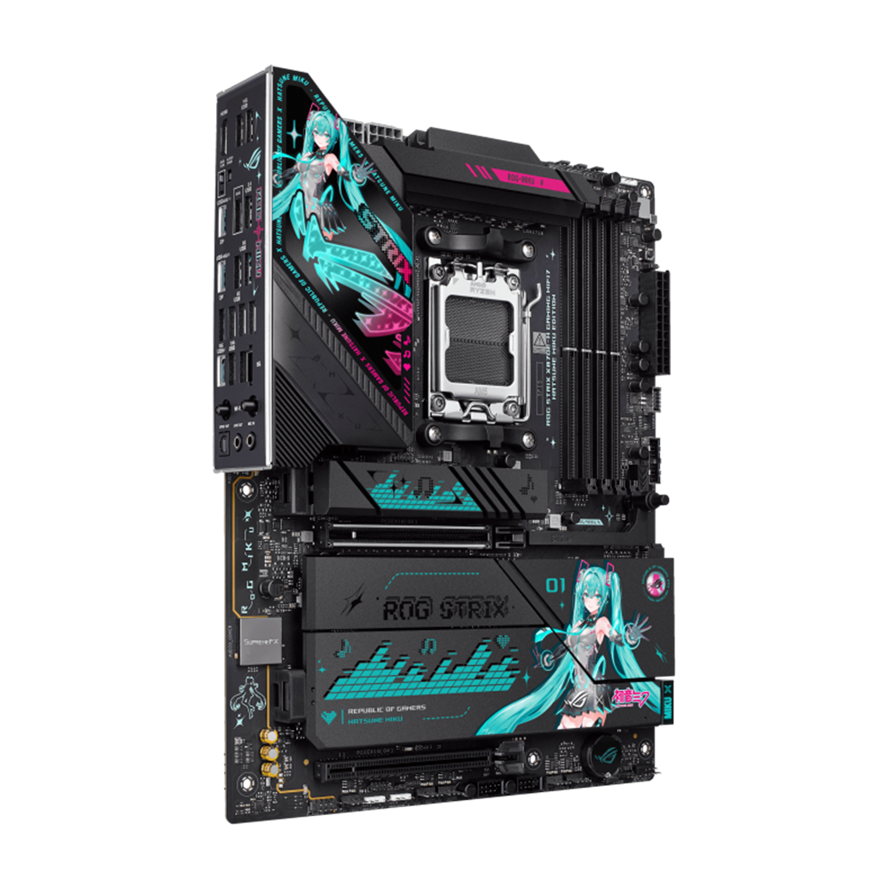 ASUS ROG STRIX X870E-H GAMING WIFI7 HATSUNE Miku Edition DDR5 Motherboard