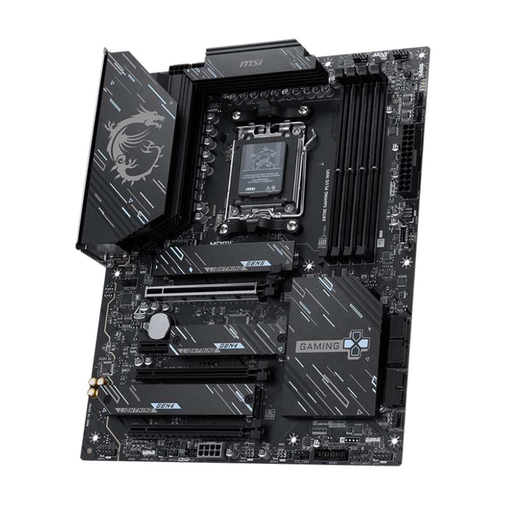 MSI X870E GAMING PLUS WIFI DDR5 Motherboard - Black