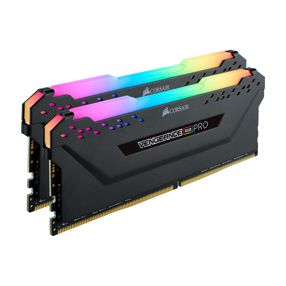 CORSAIR VENGEANCE RGB PRO 16GB (2x8GB) 3600MHz C18 Memory Kit - Black