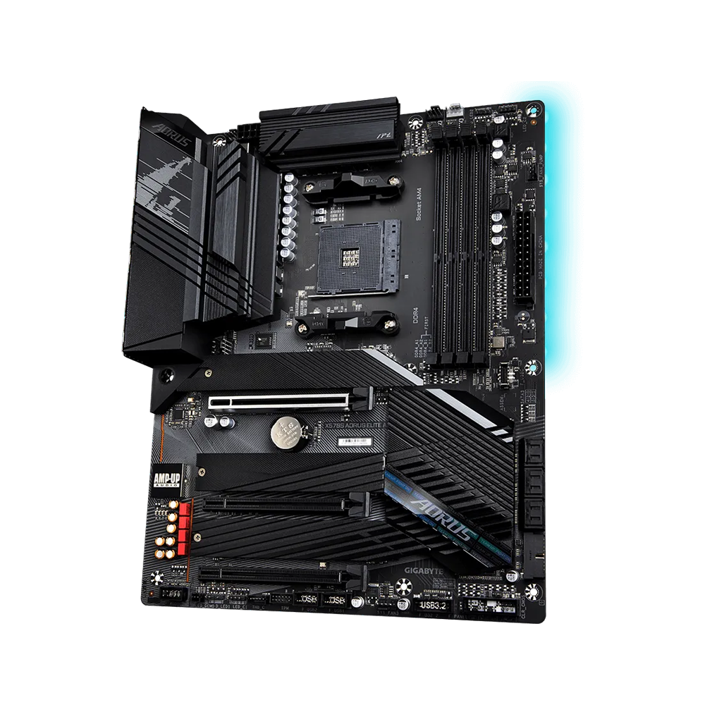 GIGABYTE X570S AORUS ELITE AX (rev. 1.1) DDR4 Motherboard - Black