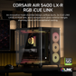 CORSAIR AIR 5400 LX-R RGB LINK Tempered Glass Mid Tower ATX Case - Black