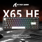ATTACK SHARK X65 HE Magnetic Switch Wired Gaming Keyboard - Black