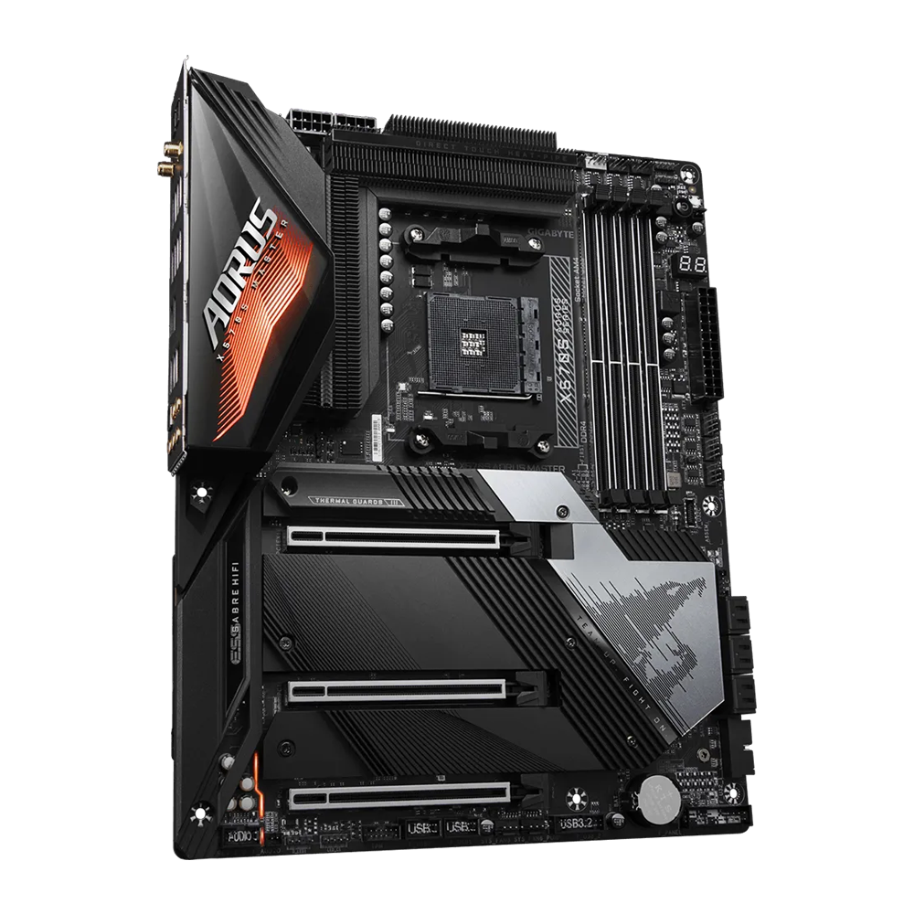 GIGABYTE X570S AORUS MASTER AMD ATX Motherboard - Black