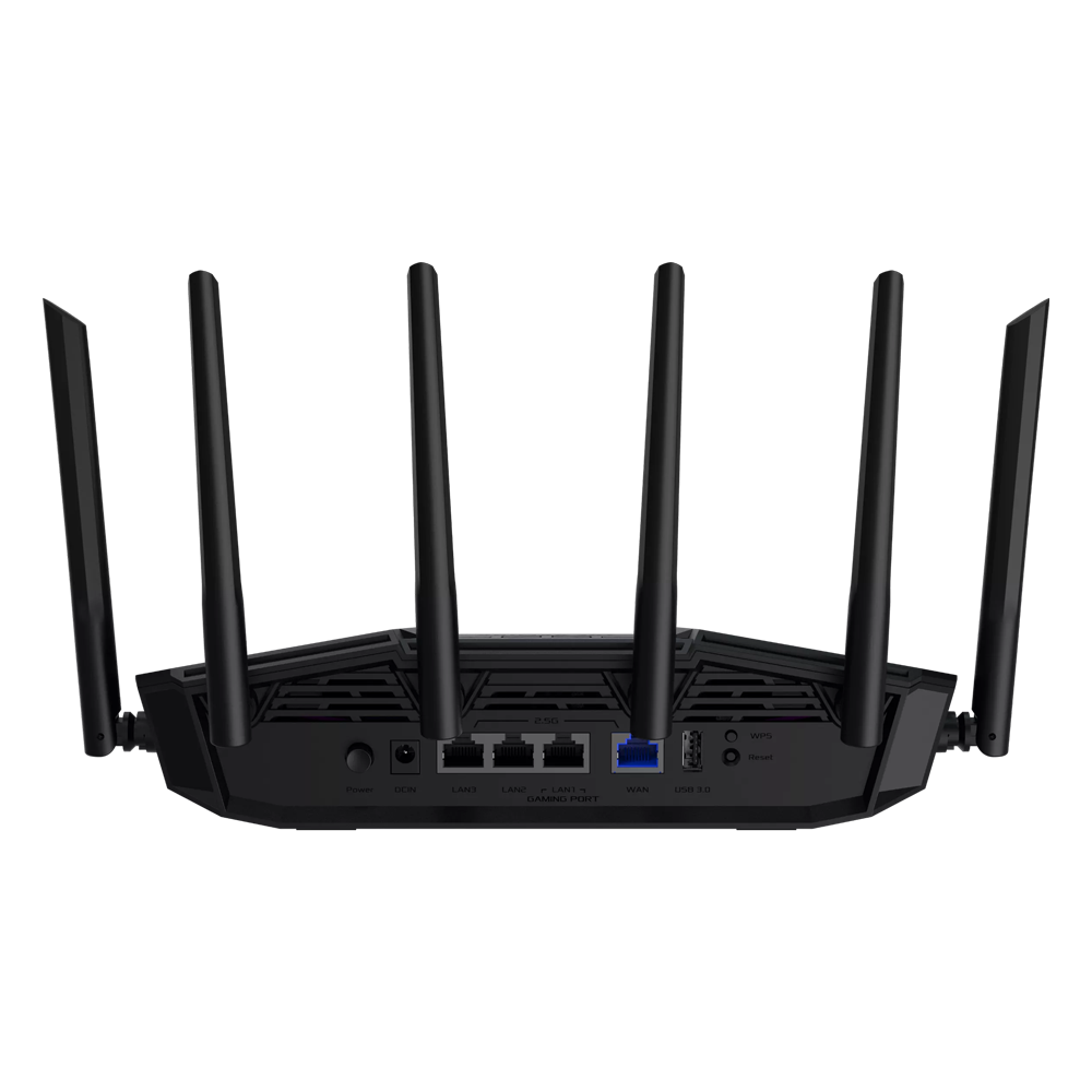ASUS TUF Gaming BE9400 Tri Band WiFi 7 (802.11be) Extendable Gaming Router - Black