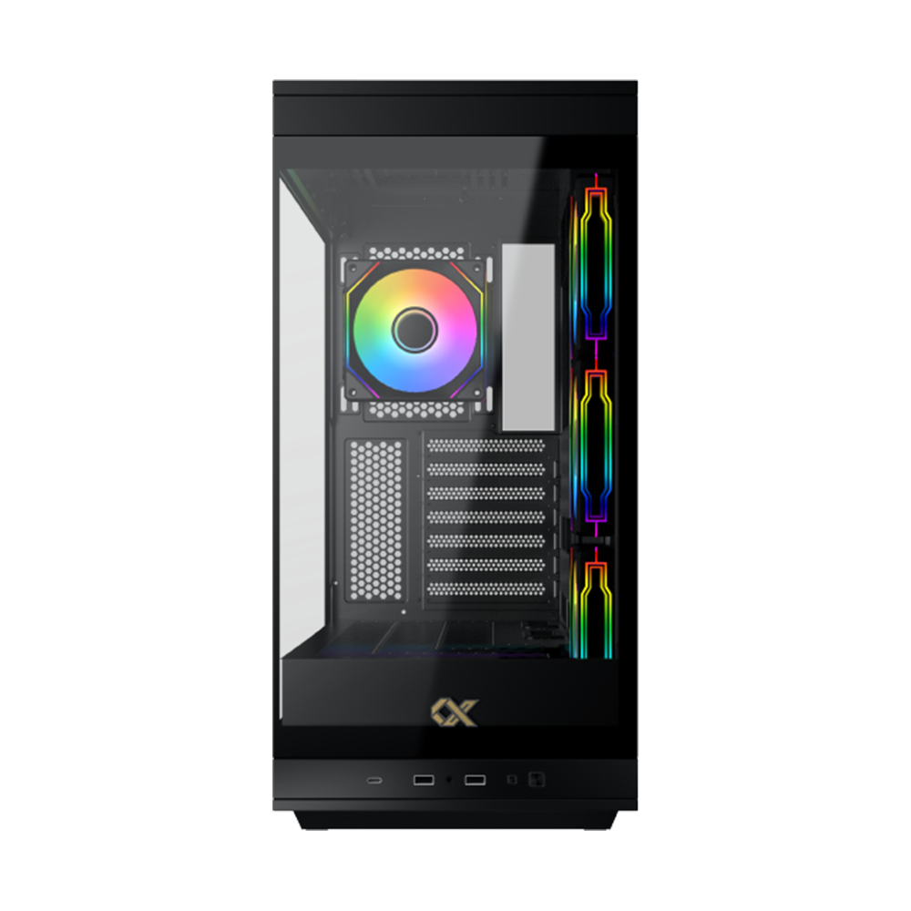 XIGMATEK META ARGB ATX Case - Black