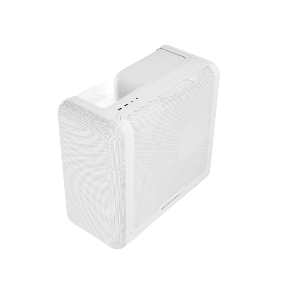 HYTE X50 ATX Case with Tempered Glass Side Panel Snow White