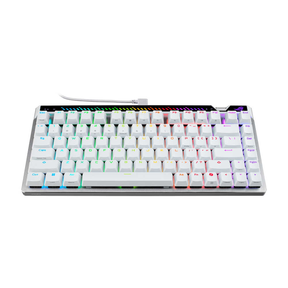 ASUS ROG FALCHION ACE 75 HE Wired Gaming Keyboard - White