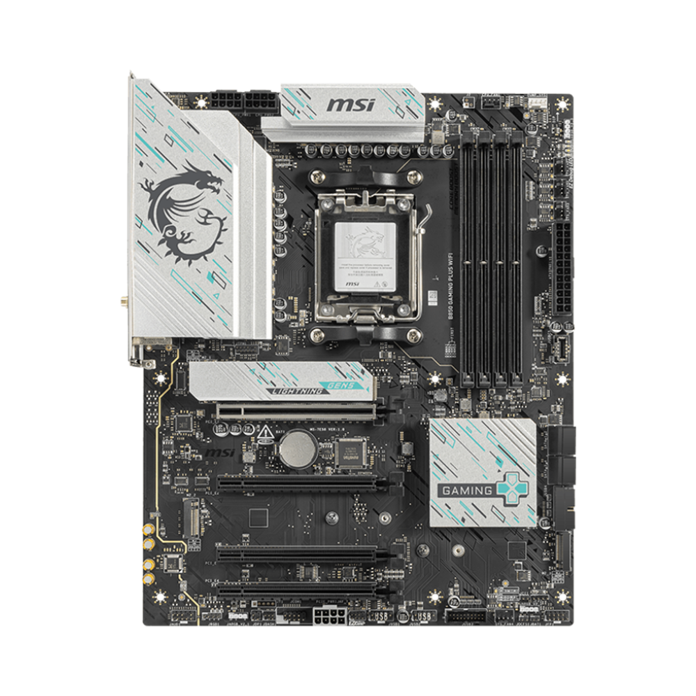 MSI B850 GAMING PLUS WIFI DDR5 Motherboard - Black