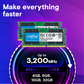 CRUCIAL 16GB DDR4 3200MHz Laptop Memory