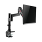 GAMEON Pole Mounted Aluminum Heavy Duty Spring Assisted Single Monitor Arm