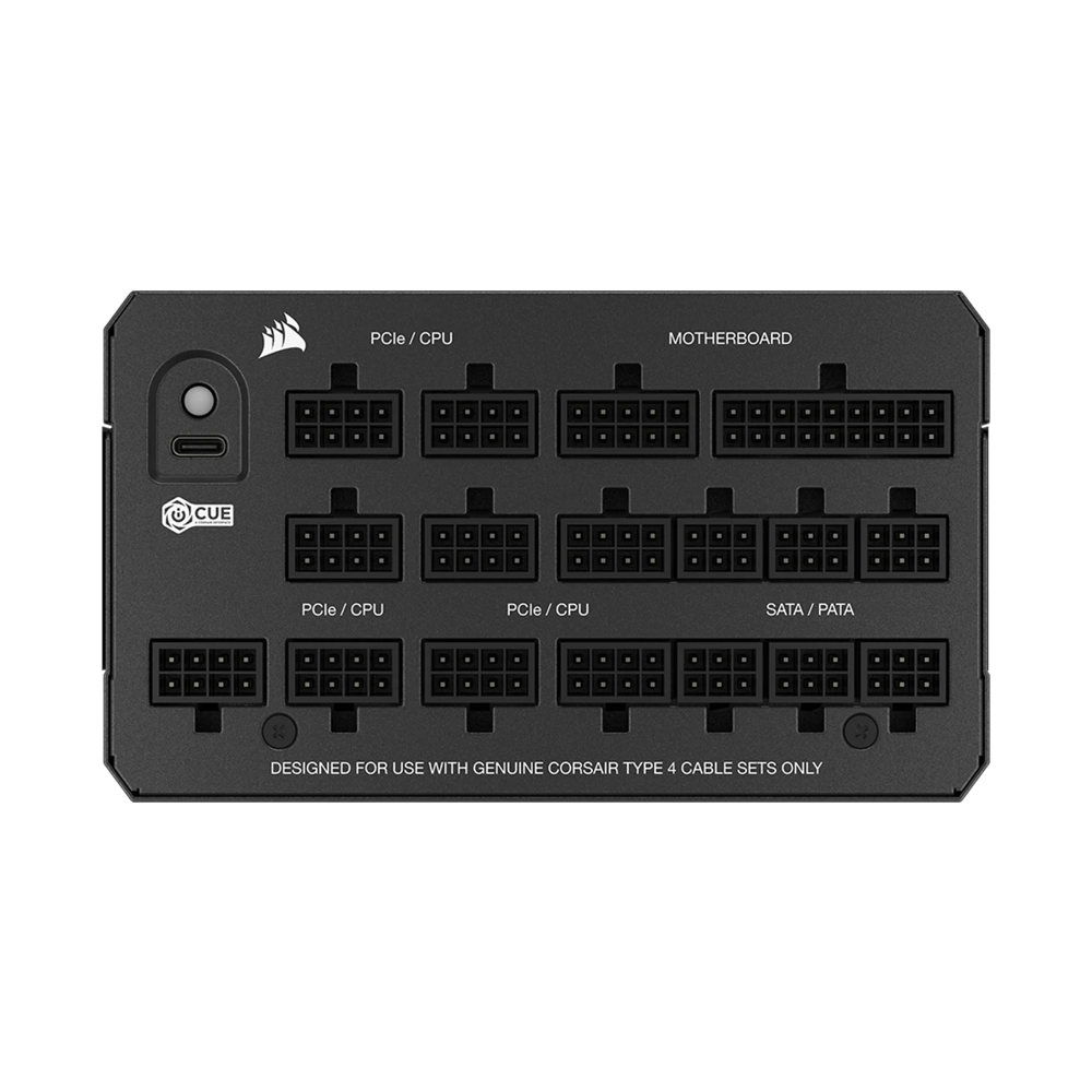CORSAIR HX1200i Fully Modular Ultra-Low Noise Platinum ATX 1200W Power Supply (UK) -  Black