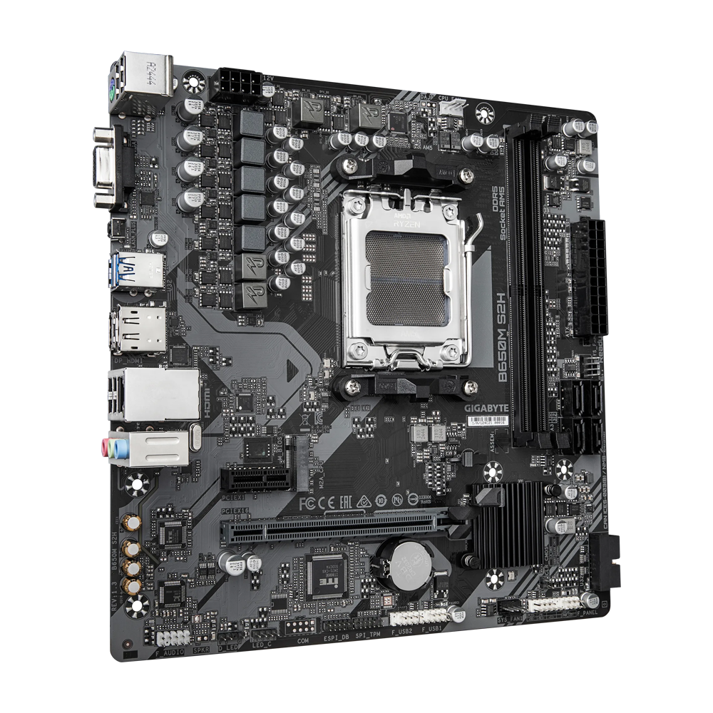 GIGABYTE B650M S2H 1.3 DDR5 Motherboard - Black